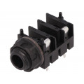 CL1110 S1/BNB; Socket; Jack 6,35mm; female; mono; with double switch; angled 90°; CLIFF