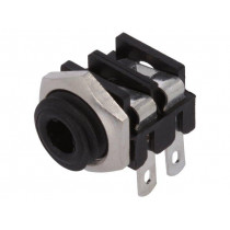 CL1362; Socket; Jack 3,5mm; female; mono; angled 90°; for panel mounting; CLIFF