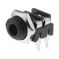 S6/BB PC (CL1384); Socket; Jack 3,5mm; female; mono; with on/off switch; THT; CLIFF S6/BB PC (CL1384); Socket; Jack 3,5mm; female; mono; with on/off switch; THT; CLIFF