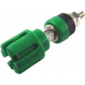 ; Socket; 4mm banana; 30A; 60VDC; 48mm; green; nickel plated; 30mΩ; CLIFF
