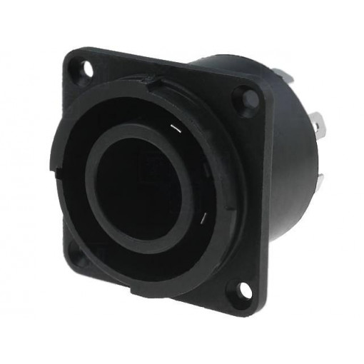 FCR2074; Connector: circular; 4.8mm connectors,soldering; CLIFFCON; 10A; CLIFF