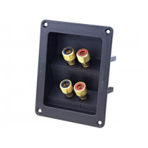 HFRP-01; Terminal; loudspeaker; for panel mounting,screw; 81x108mm; CLIFF
