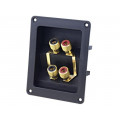 HFRP-01B; Terminal; loudspeaker; with jumpers; for panel mounting,screw; CLIFF HFRP-01B; Terminal; loudspeaker; with jumpers; for panel mounting,screw; CLIFF
