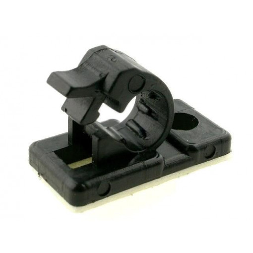 ; Self-adhesive cable holder; polyamide; black; UL94V-2; ; Self-adhesive cable holder; polyamide; black; UL94V-2;