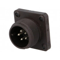 932843100 CM 02 E 14S-5 P; Connector: circular; socket; Series: CM; IP67; PIN: 5; male; 10A; 50V; HIRSCHMANN