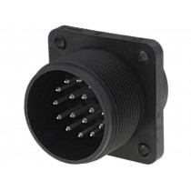 933063100 CM 02 E 20-29 P; Connector: circular; socket; Series: CM; IP67; PIN: 17; male; 4A; 50V; HIRSCHMANN