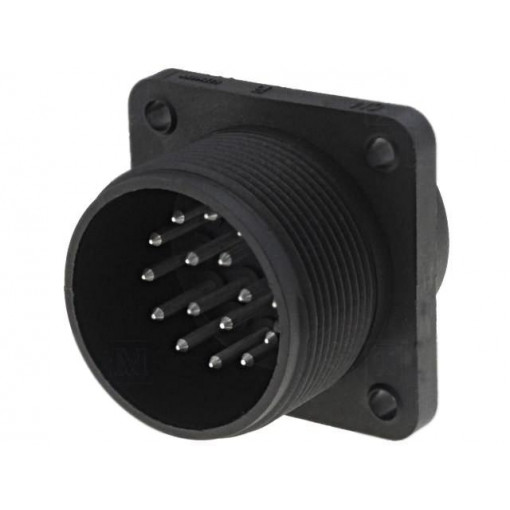 933063100 CM 02 E 20-29 P; Connector: circular; socket; Series: CM; IP67; PIN: 17; male; 4A; 50V; HIRSCHMANN