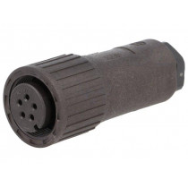 932841100 CM 06 EA 14S-5 S; Connector: circular; plug; Series: CM; IP67; PIN: 5; female; 10A; 50V; HIRSCHMANN