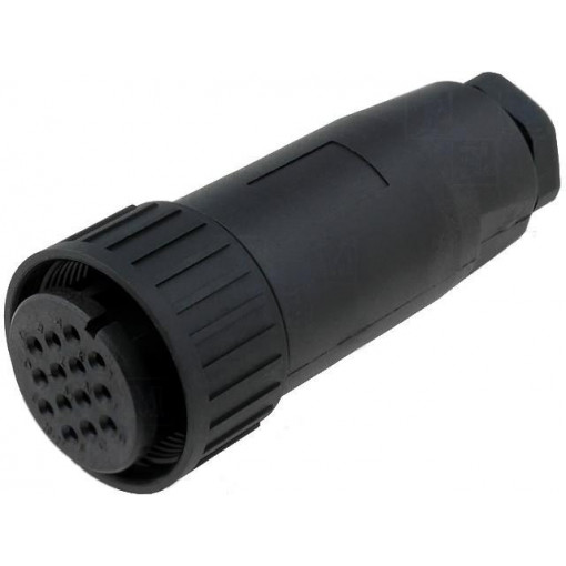 933067100 CM 06 EA 20-27 S; Connector: circular; plug; Series: CM; IP67; PIN: 14; female; 10A; 50V; HIRSCHMANN