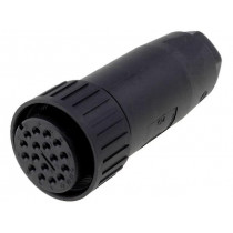 933068100 CM 06 EA 20-29 S; Connector: circular; plug; Series: CM; IP67; PIN: 17; female; 4A; 50V; HIRSCHMANN