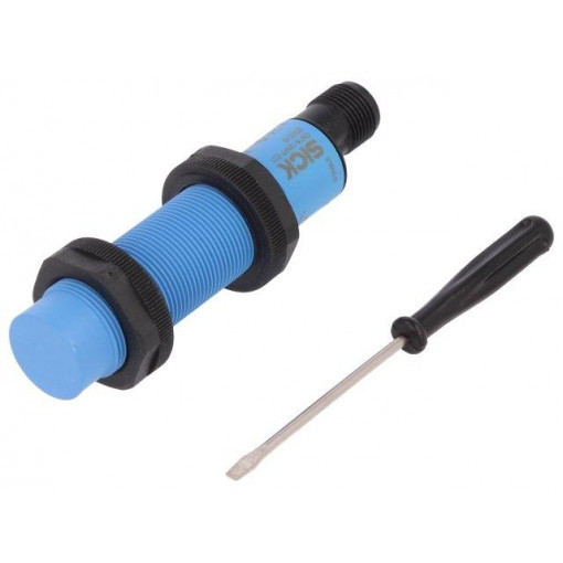 CM18-12NPP-EC1; Sensor: capacitive; Range: 3÷12mm; Output conf: PNP / NO + NC; SICK CM18-12NPP-EC1; Sensor: capacitive; Range: 3÷12mm; Output conf: PNP / NO + NC; SICK
