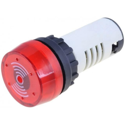 CM22-SLR; Light-sound signaller; 22mm; CM22; -20÷60°C; Ø22.5mm; IP54; 25mA; COBI ELECTRONIC CM22-SLR; Light-sound signaller; 22mm; CM22; -20÷60°C; Ø22.5mm; IP54; 25mA; COBI ELECTRONIC