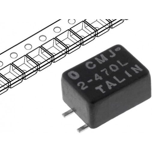 CMJ-2-470; Inductor: wire; SMD; 500mA; 130mΩ; Induct.of indiv.wind: 47uH; TALEMA