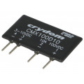 CMX100D10; Relay: solid state; Ucntrl: 3÷10VDC; 10A; 0÷100VDC; THT; SIP; CRYDOM