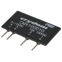 CMX100D10; Relay: solid state; Ucntrl: 3÷10VDC; 10A; 0÷100VDC; THT; SIP; CRYDOM CMX100D10; Relay: solid state; Ucntrl: 3÷10VDC; 10A; 0÷100VDC; THT; SIP; CRYDOM