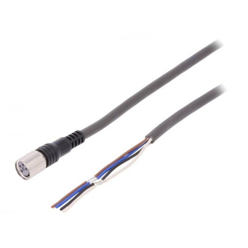 CN-24A-C5; Connection lead; M8; PIN: 4; straight; 5m; plug; PANASONIC CN-24A-C5; Connection lead; M8; PIN: 4; straight; 5m; plug; PANASONIC