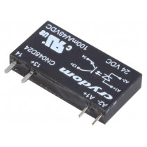 CN048D24; Relay: solid state; Ucntrl: 15÷30VDC; 100mA; 0÷48VDC; THT; SIP; CRYDOM