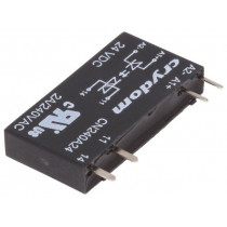 CN240A24; Relay: solid state; Ucntrl: 15÷30VDC; 2A; 24÷280VAC; THT; SIP; CRYDOM