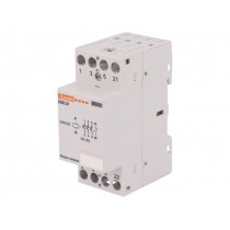 CN3201024; Contactor: 4-pole installation; NC + NO x3; 24VAC; 24VDC; 32A; DIN; LOVATO ELECTRIC