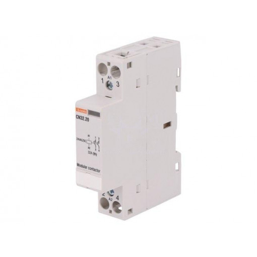 CN3220024; Contactor: 2-pole installation; NO x2; 24VAC; 24VDC; 32A; DIN; CN32; LOVATO ELECTRIC