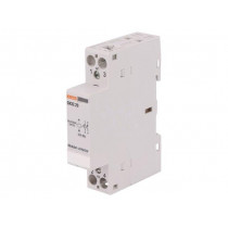 CN3220220; Contactor: 2-pole installation; NO x2; 220÷230VAC; 220÷230VDC; LOVATO ELECTRIC