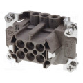 CNEF 06 RY; Connector: rectangular; female; 180 °C; 6+PE; size 44.27; 16A; 500V; ILME
