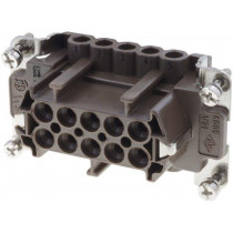 CNEF 10 RY; Connector: rectangular; female; 180 °C; 10+PE; size 57.27; 16A; ILME