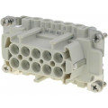 CNEF 10 T; Connector: HDC; female; CNE; PIN: 10; 10+PE; size 57.27; 16A; 500V; ILME