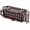 CNEM 16 RY; Connector: rectangular; male; 180 °C; 16+PE; size 77.27; 16A; 500V; ILME