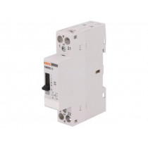 CNM2011220; Contactor: 2-pole installation; NC + NO; 220÷230VAC; 220÷230VDC; LOVATO ELECTRIC