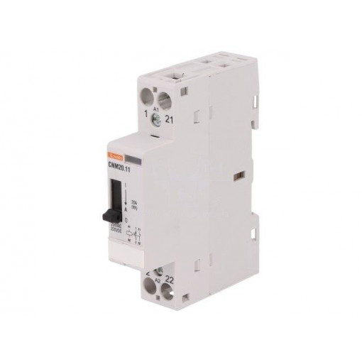 CNM2011220; Contactor: 2-pole installation; NC + NO; 220÷230VAC; 220÷230VDC; LOVATO ELECTRIC