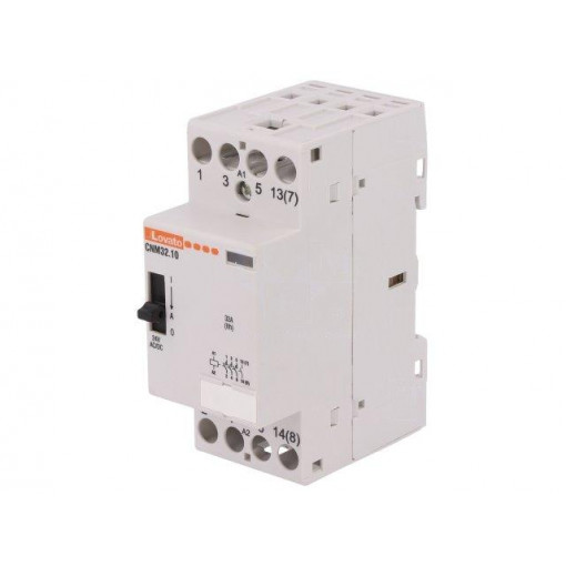 CNM3210024; Contactor: 4-pole installation; NO x4; 24VAC; 24VDC; 32A; DIN; LOVATO ELECTRIC