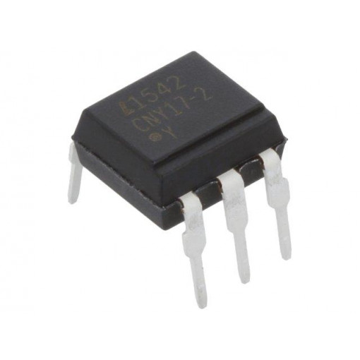 CNY17-2-L; Optocoupler; THT; Channels: 1; Out: transistor; Uinsul: 5kV; Uce: 70V; LITEON