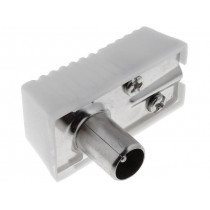 ; Plug; coaxial 9.5mm (IEC 169-2); male; angled 90°; for cable;  ; Plug; coaxial 9.5mm (IEC 169-2); male; angled 90°; for cable;
