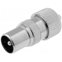 ; Plug; coaxial 9.5mm (IEC 169-2); male; straight; for cable;  ; Plug; coaxial 9.5mm (IEC 169-2); male; straight; for cable;