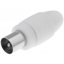 ; Plug; coaxial 9.5mm (IEC 169-2); male; straight; for cable;  ; Plug; coaxial 9.5mm (IEC 169-2); male; straight; for cable;