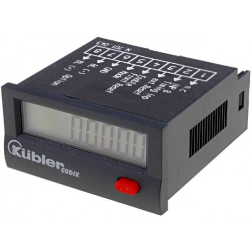 6.135.012.851; Counter: electronical; LCD; working time; Body dim: 48x24x48mm; KUBLER 6.135.012.851; Counter: electronical; LCD; working time; Body dim: 48x24x48mm; KUBLER