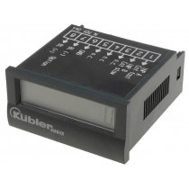 6.136.012.850; Counter: electronical; LCD; speed; 99999999; IP65; IN 1: contact; KUBLER 6.136.012.850; Counter: electronical; LCD; speed; 99999999; IP65; IN 1: contact; KUBLER