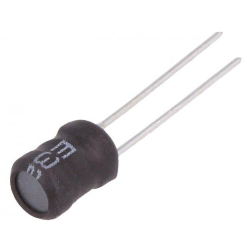 COIL0507-0.1; Inductor: wire; THT; 100uH; 800mA; ±10%; Ø6.5x8.5mm; vertical; FERROCORE