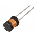 COIL0608-0.47; Inductor: wire; THT; 470uH; 500mA; 1.94Ω; ±10%; Ø7.5x9.5mm; vertical; FERROCORE