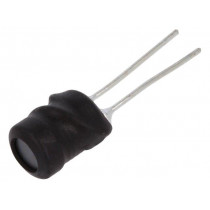 COIL0608-1.8; Inductor: wire; THT; 1.8mH; Ioper: 240mA; 6.63Ω; ±10%; Ø7.5x9.5mm; FERROCORE