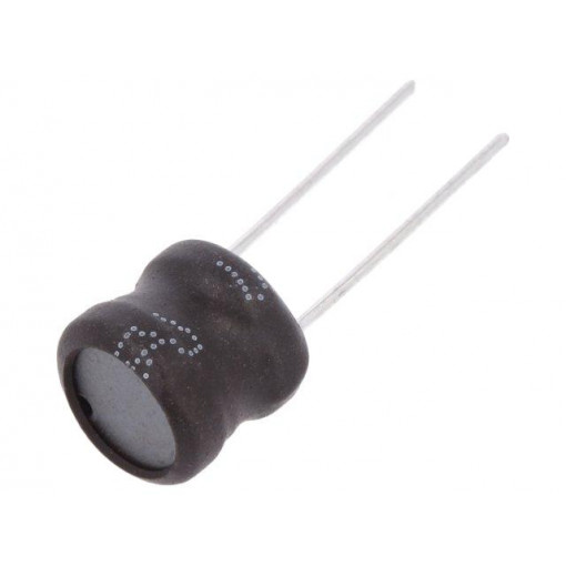 COIL0807-0.1; Inductor: wire; THT; 100uH; 1.5A; ±10%; Ø9.5x8.5mm; vertical; FERROCORE