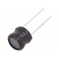 COIL0807-0.22; Inductor: wire; THT; 220uH; 500mA; ±10%; Ø9.5x8.5mm; vertical; FERROCORE