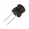 COIL1010-0.1; Inductor: wire; THT; 100uH; Ioper: 2.5A; 150mΩ; ±10%; Ø11.5x11.5mm; FERROCORE