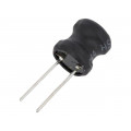 COIL1010-1.8; Inductor: wire; THT; 1.8mH; Ioper: 600mA; 2.6Ω; ±10%; Ø11.5x11.5mm; FERROCORE