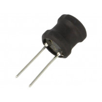 COIL1010-2.2; Inductor: wire; THT; 2.2mH; Ioper: 550mA; 3.5Ω; ±10%; Ø11.5x11.5mm; FERROCORE