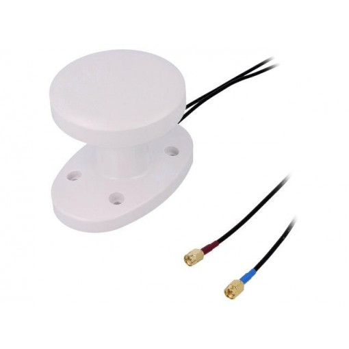 COMBO-ANT013; Antenna; GPS,GSM; 2dBi; RHCP,linear; Mounting: screw; 50Ω; -40÷85°C; SR PASSIVES