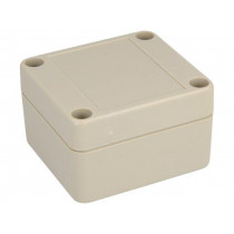 ; Enclosure: multipurpose; X: 60mm; Y: 65mm; Z: 40mm; ABS; grey; IP65; COMBIPLAST