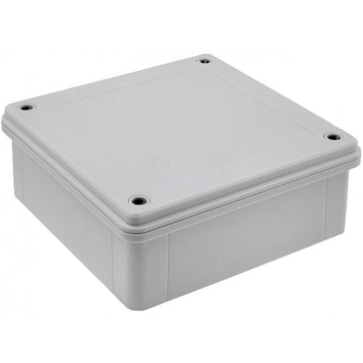 ; Enclosure: multipurpose; X: 160mm; Y: 160mm; Z: 60mm; ABS; grey; IP65; COMBIPLAST