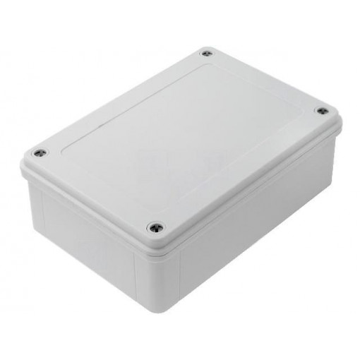 ; Enclosure: multipurpose; X: 130mm; Y: 180mm; Z: 60mm; ABS; grey; IP65; COMBIPLAST ; Enclosure: multipurpose; X: 130mm; Y: 180mm; Z: 60mm; ABS; grey; IP65; COMBIPLAST